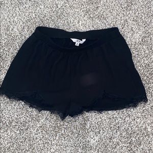 Jack by BB Dakota Black Lace Shorts